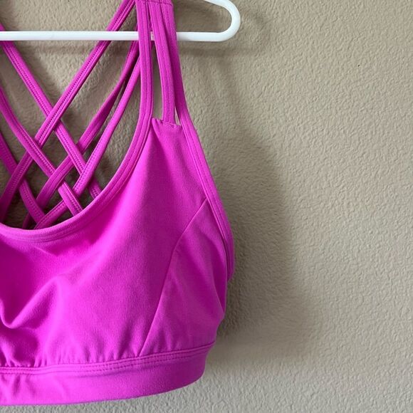 Athleta Hot Pink Fully Focused Sports Bra - Picture 4 of 11